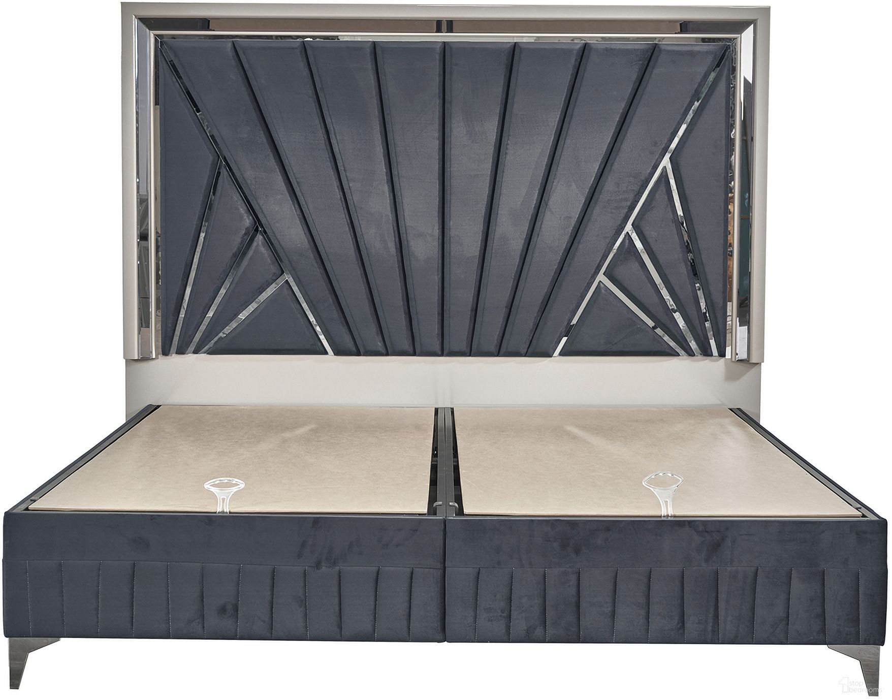 The appearance of Lavita Queen Panel Bed In River Sand Gray designed by Galaxy Home Furnishings in the modern / contemporary interior design. This river sand gray piece of furniture  was selected by 1StopBedrooms from Lavita Collection to add a touch of cosiness and style into your home. Sku: 601955555296-1;601955555296-2;601955555296-3. Bed Type: Panel Bed. Bed Size: Queen. Material: Solid Wood.