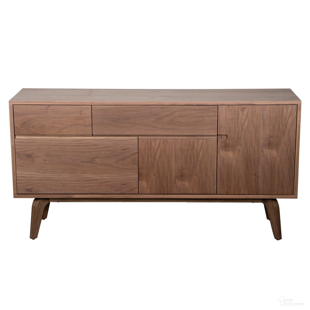 Lawrence 59 Inch Sideboard In Walnut