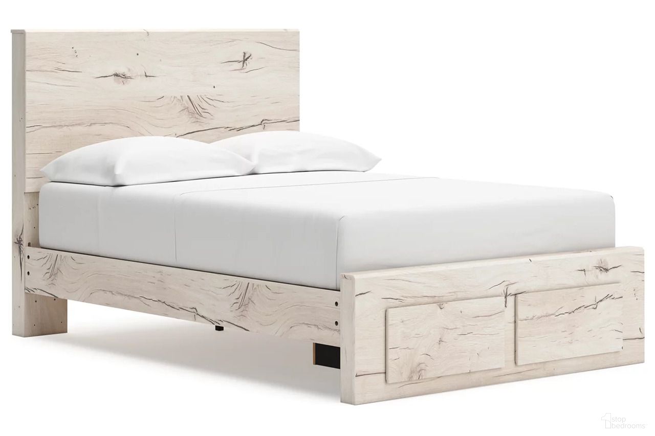 The appearance of Lawroy Full Panel Storage Bed In Light Natural designed by Signature Design by Ashley in the transitional interior design. This light natural piece of furniture was selected by 1StopBedrooms from Lawroy Collection to add a touch of cosiness and style into your home. Sku: B100-12;B2310-84S;B2310-87;B2310-89. Bed Type: Storage Bed. Material: Wood. Bed Size: Full.