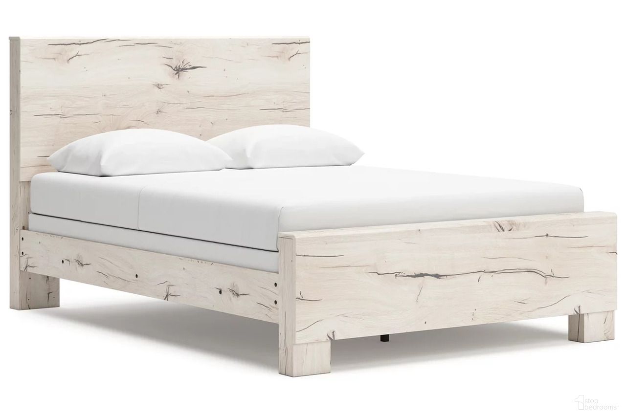 The appearance of Lawroy Queen Panel Bed In Light Natural designed by Signature Design by Ashley in the transitional interior design. This light natural piece of furniture was selected by 1StopBedrooms from Lawroy Collection to add a touch of cosiness and style into your home. Sku: B2310-54;B2310-57;B2310-96. Bed Type: Panel Bed. Material: Wood. Bed Size: Queen.