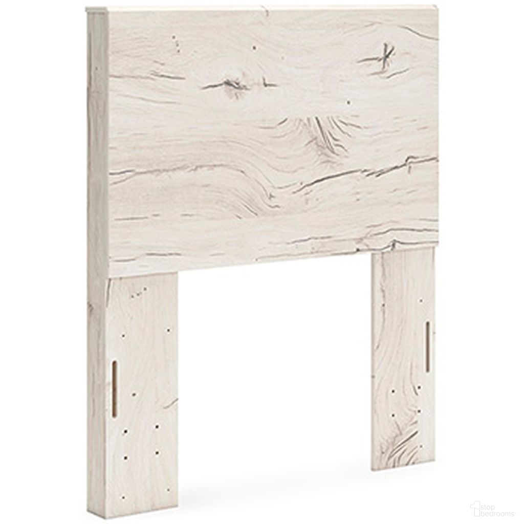 The appearance of Lawroy Twin Panel Headboard In Light Natural designed by Signature Design by Ashley in the transitional interior design. This light natural piece of furniture  was selected by 1StopBedrooms from Lawroy Collection to add a touch of cosiness and style into your home. Sku: B2310-53. Material: Wood. Bed Size: Twin.