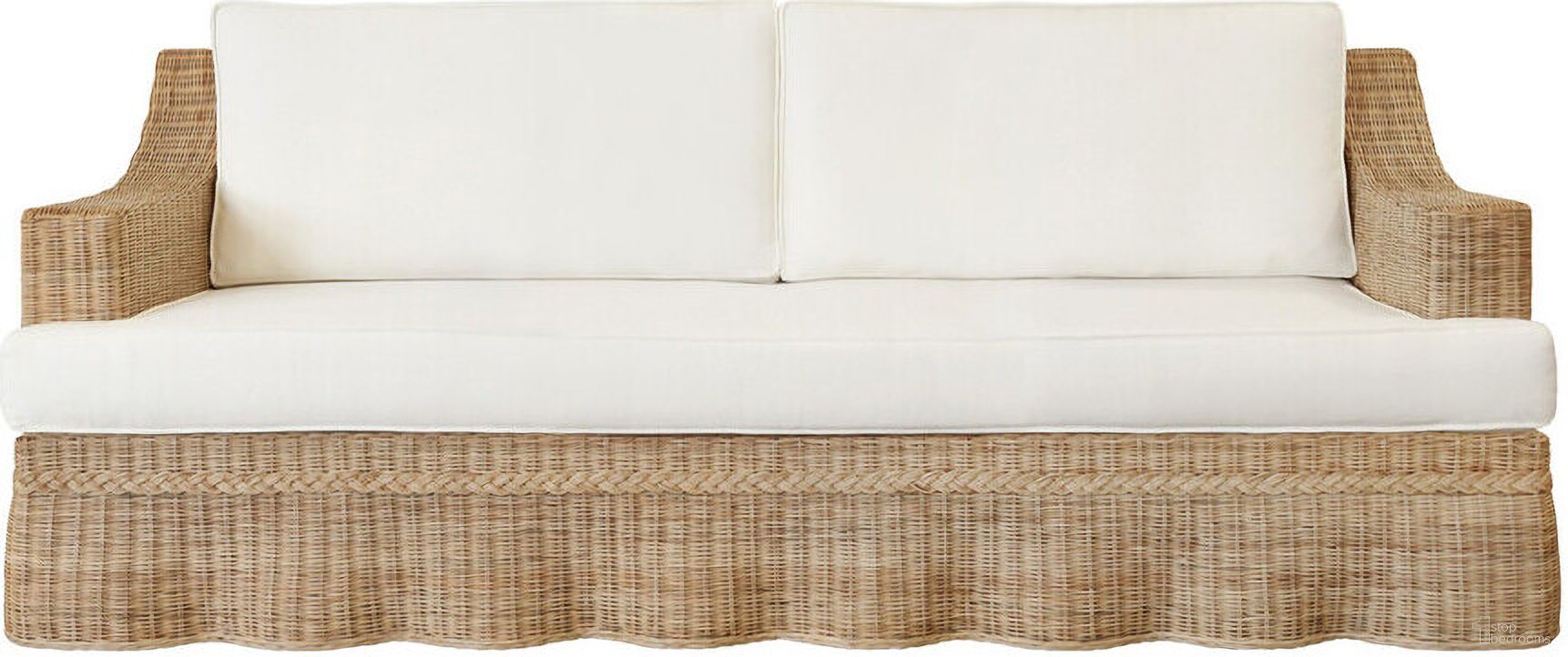 The appearance of Lawson Style Sofa In White designed by Worlds Away in the transitional interior design. This white piece of furniture was selected by 1StopBedrooms from to add a touch of cosiness and style into your home. Sku: DAPHNE WH.