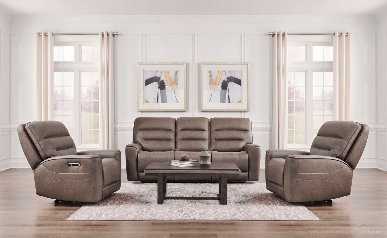 The appearance of Lawson Zero Gravity Triple Power Reclining Living Room Set In Sydney Brunette designed by Parker House in the modern / contemporary interior design. This sydney brunette piece of furniture was selected by 1StopBedrooms from Lawson Collection to add a touch of cosiness and style into your home. Sku: MLAW-835P2Z-SYBR;MLAW-822CP2ZT-SYBR. Material: PU.