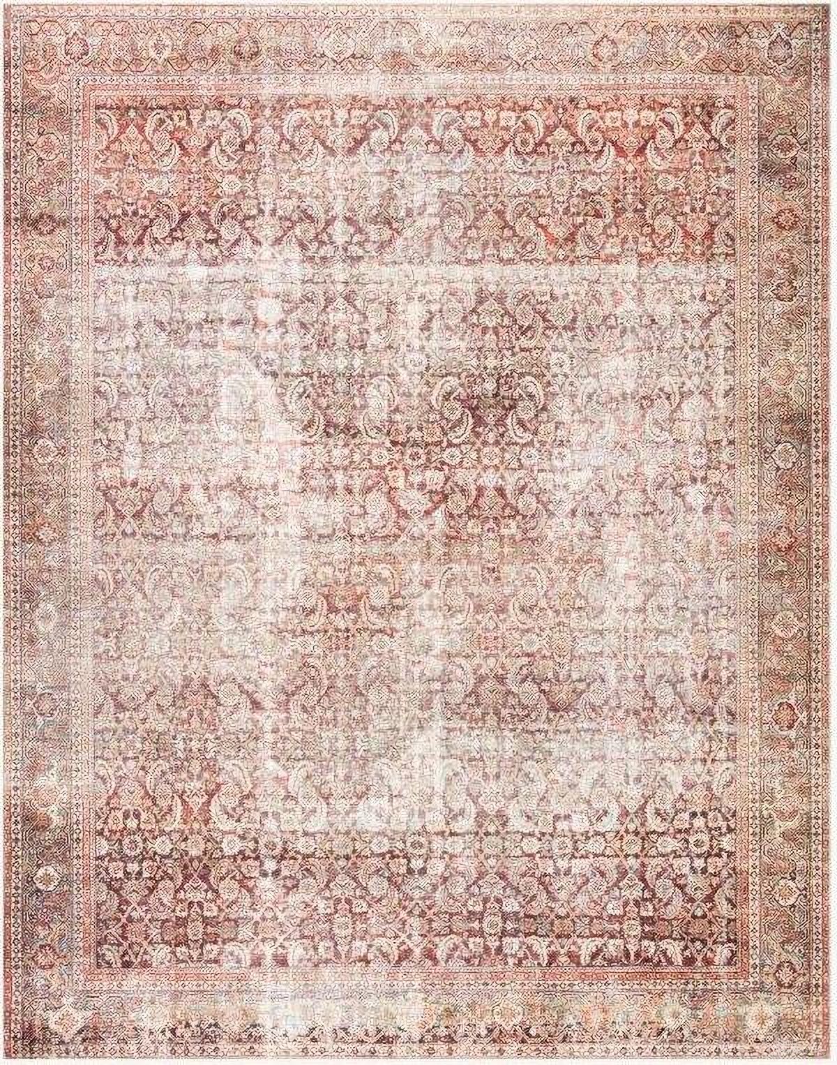 The appearance of Layla Cinnamon/Sage 9' x 12' Rug designed by Loloi Rugs in the traditional interior design. This cinnamon and sage piece of furniture  was selected by 1StopBedrooms from Layla Collection to add a touch of cosiness and style into your home. Sku: LAYLLAY-11CMSG90C0. Material: Polyester.