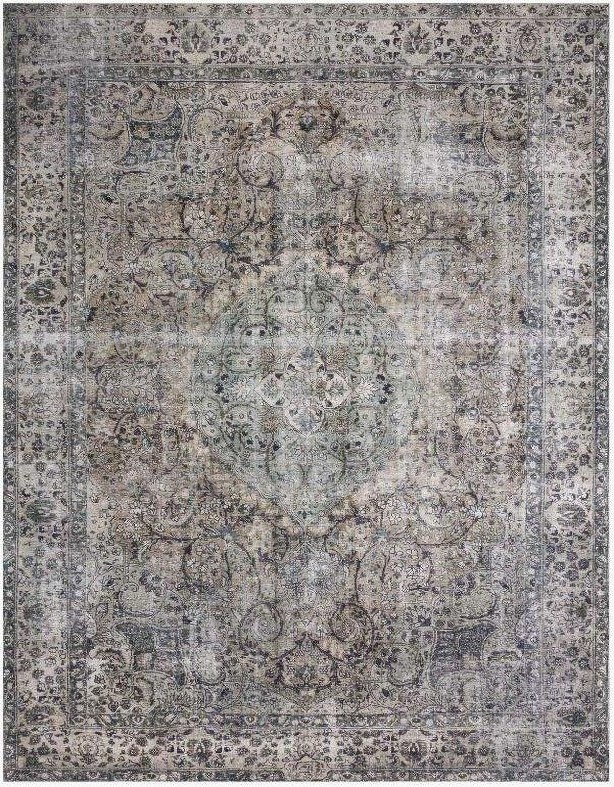 The appearance of Layla Taupe/Stone 1'6" x 1'6" Rug designed by Loloi Rugs in the traditional interior design. This taupe and stone piece of furniture was selected by 1StopBedrooms from Layla Collection to add a touch of cosiness and style into your home. Sku: LAYLLAY-06TASN160S. Material: Polyester.