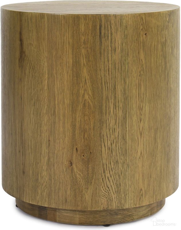 The appearance of Layne 20 Inch Round End Table In Light Brown designed by Classic Home in the modern / contemporary interior design. This light brown piece of furniture  was selected by 1StopBedrooms from Layne Collection to add a touch of cosiness and style into your home. Sku: 51031412. Material: Oak Veneer.
