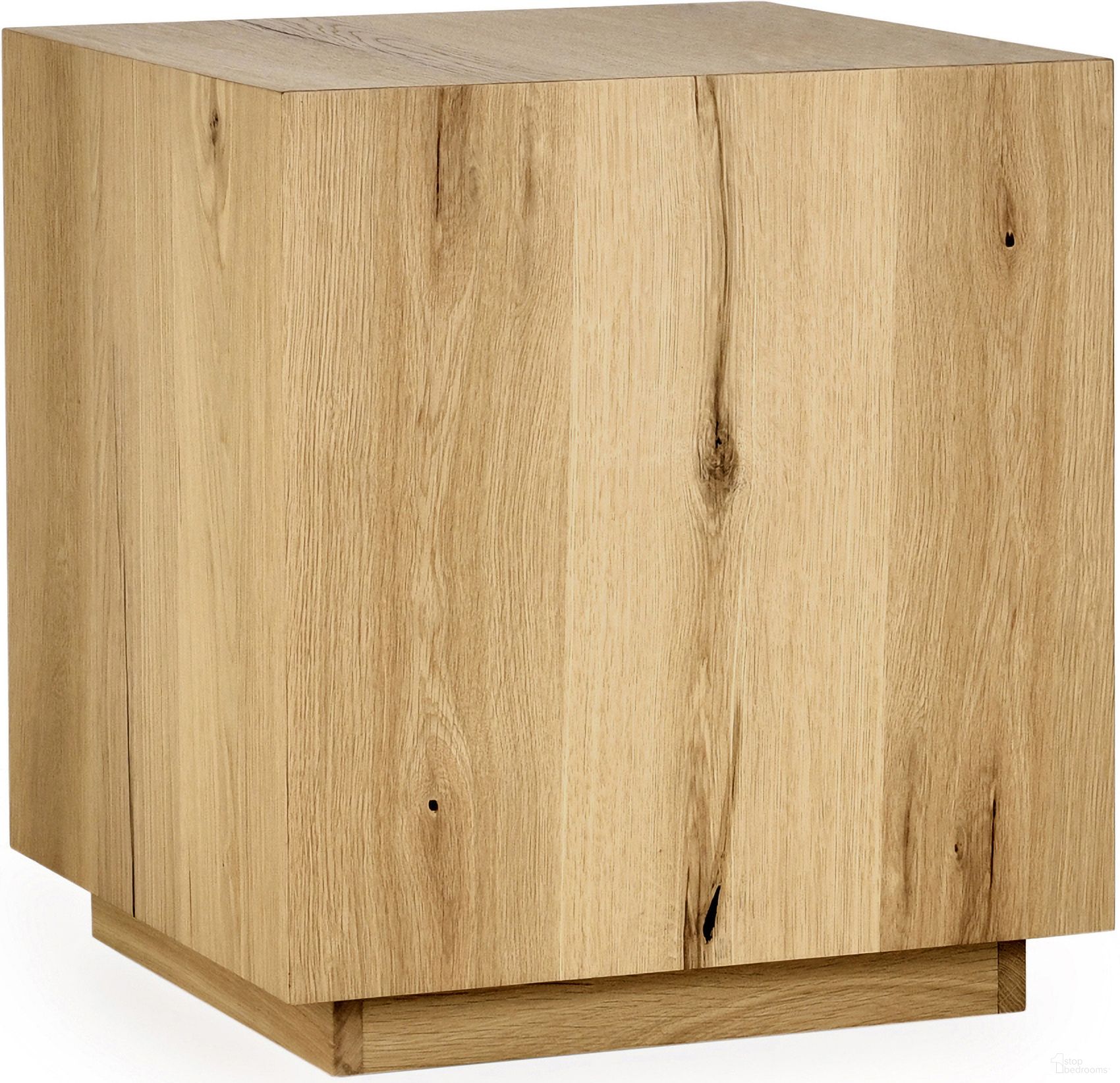 The appearance of Layne 20 Inch Square End Table In Natural designed by Classic Home in the modern / contemporary interior design. This natural piece of furniture  was selected by 1StopBedrooms from Layne Collection to add a touch of cosiness and style into your home. Sku: 51031402. Material: Oak Veneer.