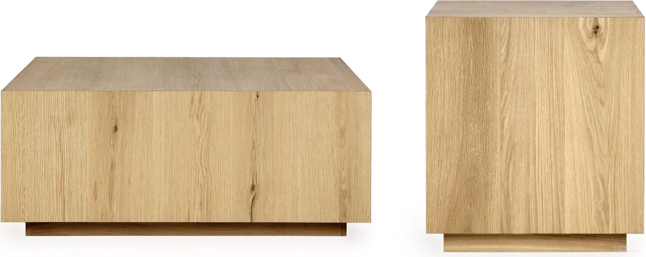 The appearance of Layne Occasional Table Set In Natural designed by Classic Home in the modern / contemporary interior design. This natural piece of furniture  was selected by 1StopBedrooms from Layne Collection to add a touch of cosiness and style into your home. Sku: 51031406;51031402. Material: Oak Veneer.