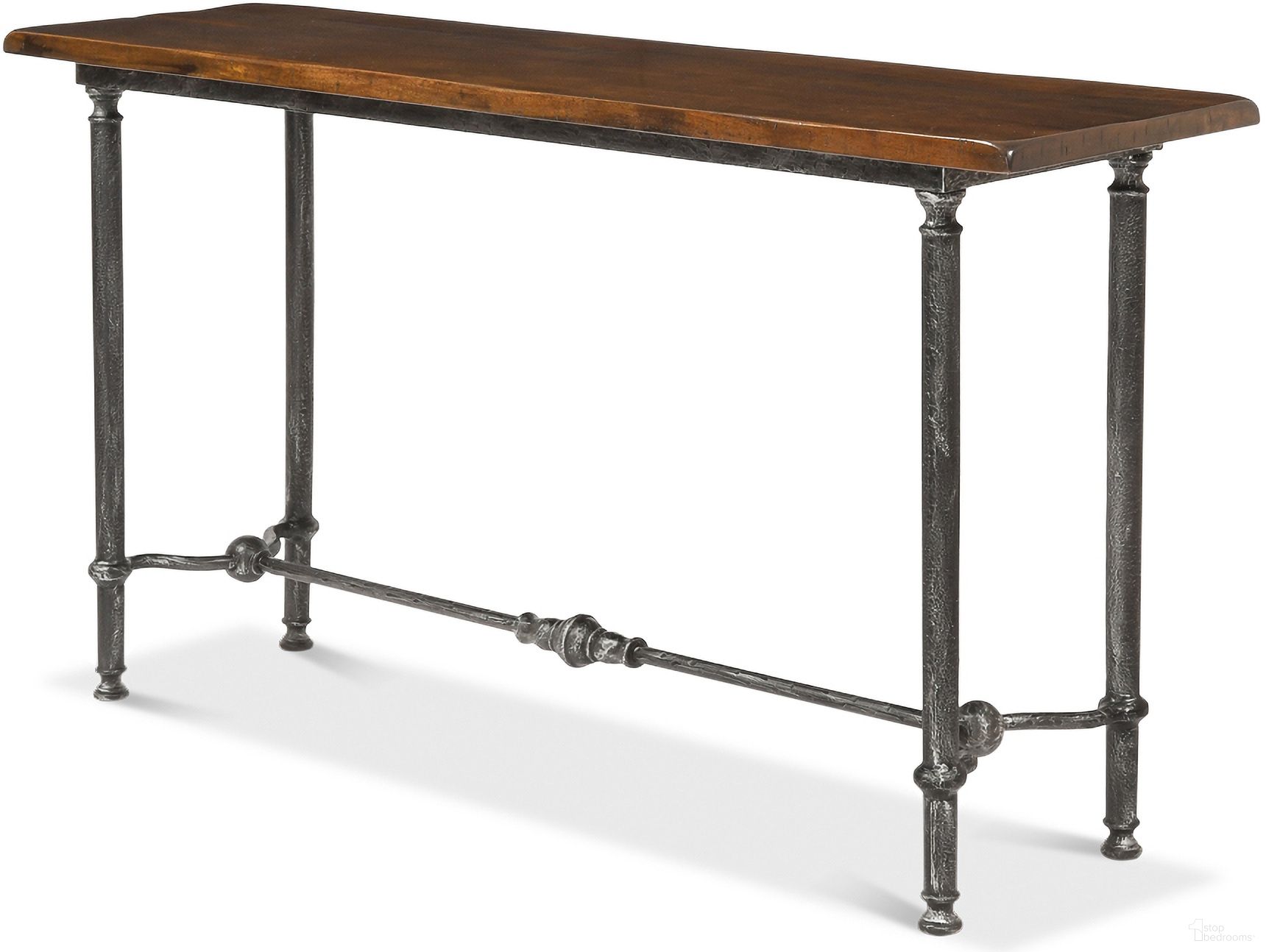 The appearance of Layton Natural Gray Lodge Console Table designed by Sarreid in the industrial interior design. This grey piece of furniture  was selected by 1StopBedrooms from Layton Collection to add a touch of cosiness and style into your home. Sku: 26190. Material: Iron.