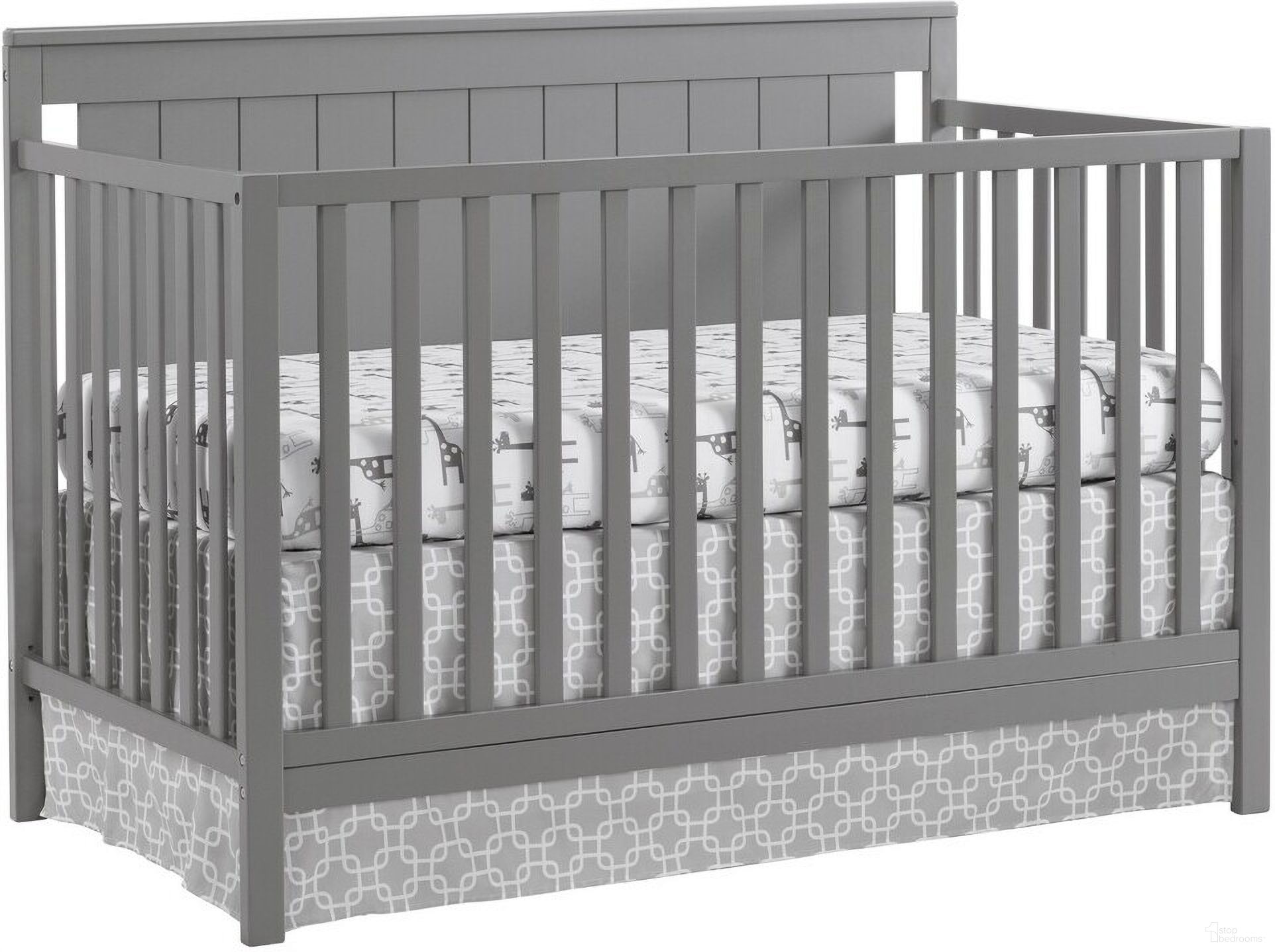 Lazio 4 In 1 Convertible Crib In Dove Gray