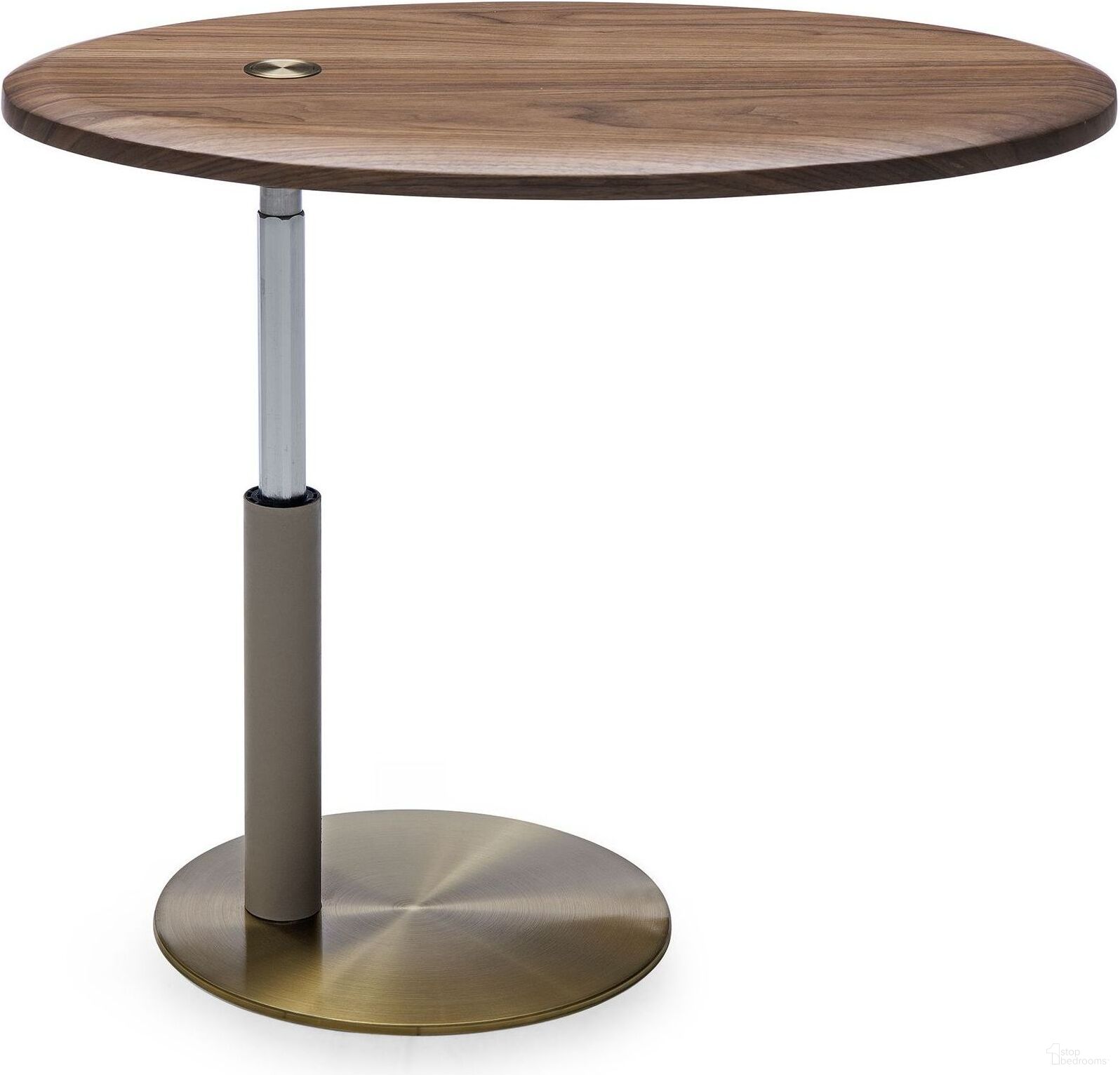 The appearance of Lea End Table In Walnut designed by Bellini Modern Living in the transitional interior design. This walnut piece of furniture  was selected by 1StopBedrooms from Lea Collection to add a touch of cosiness and style into your home. Sku: Lea ET. Material: Metal.