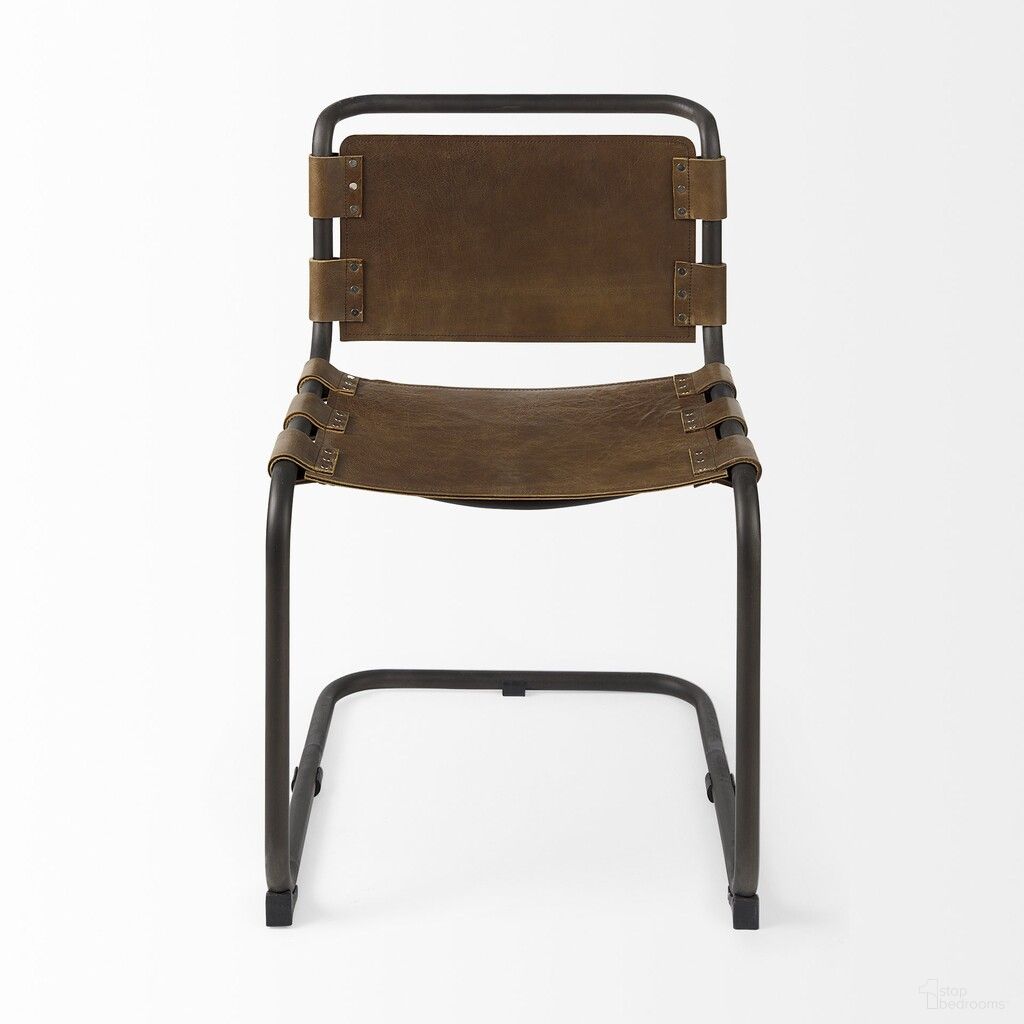 The appearance of Leather Metal Open Back Dining Side Chair In Black and Brown designed by Homeroots in the modern / contemporary interior design. This black and brown piece of furniture was selected by 1StopBedrooms from to add a touch of cosiness and style into your home. Sku: 397468. Material: Metal. Chair Type: Side Chair.