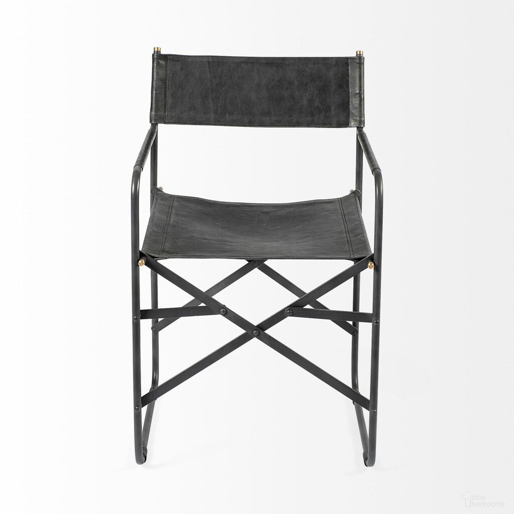The appearance of Leather Open Back Dining Arm Chair In Black designed by Homeroots in the modern / contemporary interior design. This black piece of furniture was selected by 1StopBedrooms from to add a touch of cosiness and style into your home. Sku: 380448. Chair Type: Arm Chair. Material: Genuine Leather.