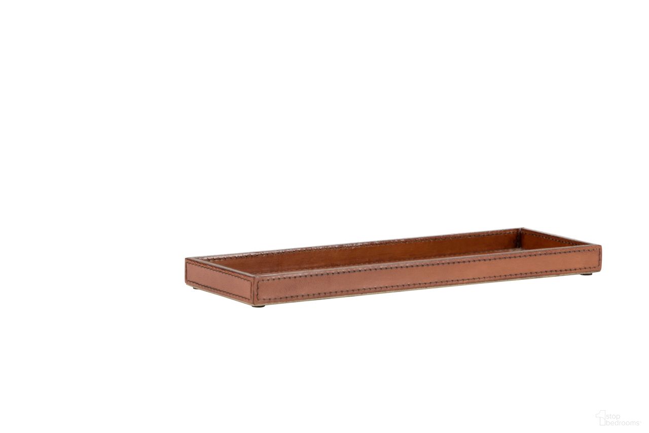The appearance of Leather Valet Tray Small In Brown designed by Chelsea House in the modern / contemporary interior design. This brown piece of furniture was selected by 1StopBedrooms from Chelsea House Misc Collection to add a touch of cosiness and style into your home. Sku: 385200. Material: Leather.