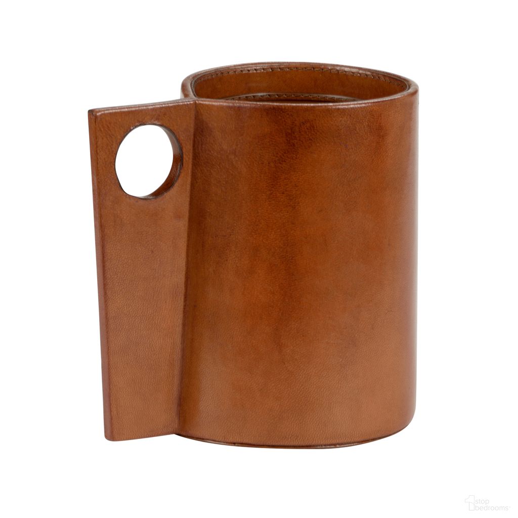 The appearance of Leather Vase Small In Brown designed by Chelsea House in the modern / contemporary interior design. This brown piece of furniture  was selected by 1StopBedrooms from Chelsea House Misc Collection to add a touch of cosiness and style into your home. Sku: 385195. Material: Leather.