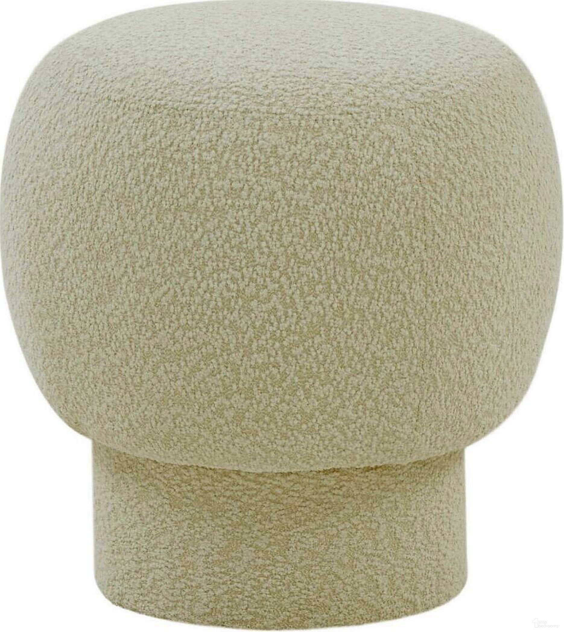 The appearance of Leboeff Round Ottoman In Ivory designed by Safavieh Couture in the modern / contemporary interior design. This ivory piece of furniture was selected by 1StopBedrooms from Leboeff Collection to add a touch of cosiness and style into your home. Sku: SFV5101A. Material: Boucle.
