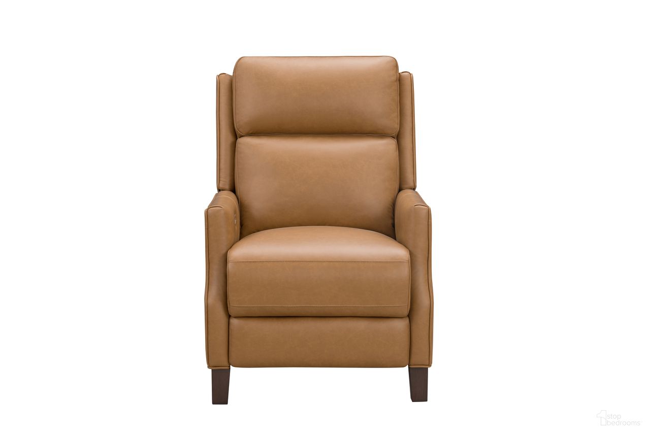 The appearance of Ledger Power Recliner with Power Head Rest and Power Lumbar In Brandy designed by BarcaLounger in the traditional interior design. This brandy piece of furniture  was selected by 1StopBedrooms from Ledger Collection to add a touch of cosiness and style into your home. Sku: 9PHL1650530883. Material: Leather.