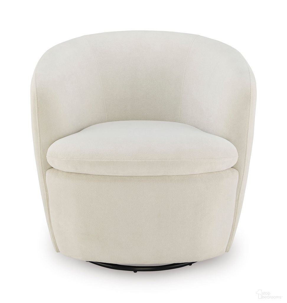 Leemont Swivel Accent Chair In Snow