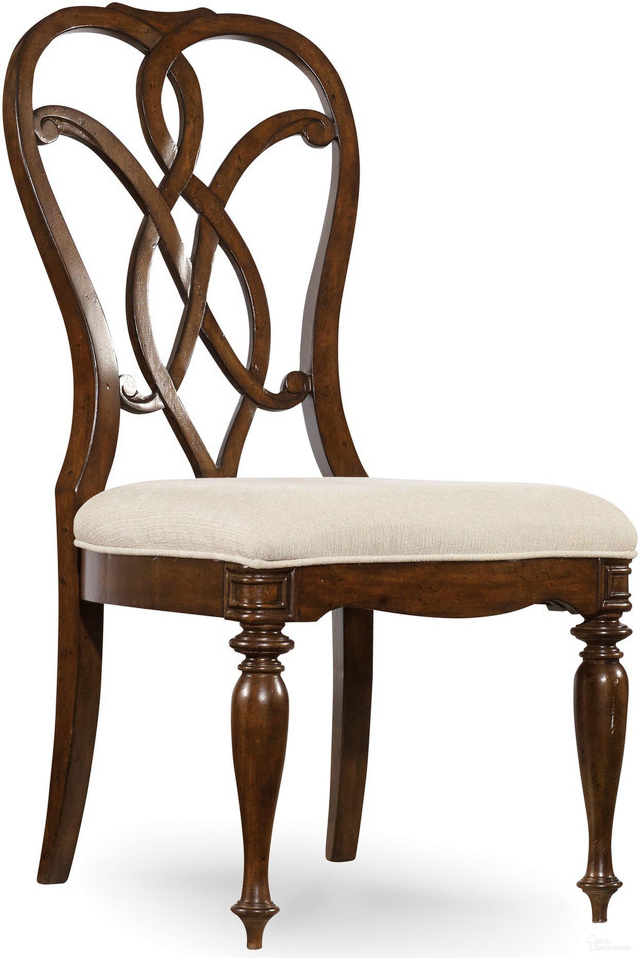 The appearance of Leesburg Beige and Mahogany Splatback Side Chair Set of 2 designed by Hooker in the traditional interior design. This beige piece of furniture was selected by 1StopBedrooms from Leesburg Collection to add a touch of cosiness and style into your home. Sku: 5381-75310. Material: Fabric. Chair Type: Side Chair.