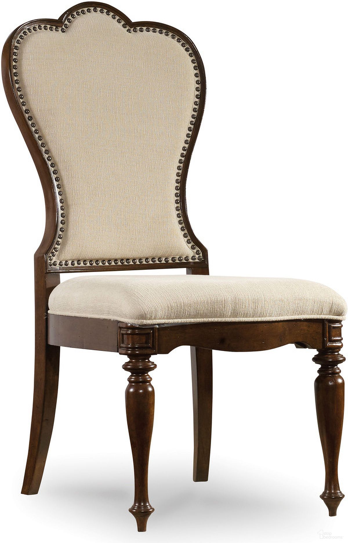 The appearance of Leesburg Beige Upholstered Side Chair Set of 2 designed by Hooker in the traditional interior design. This beige piece of furniture  was selected by 1StopBedrooms from Leesburg Collection to add a touch of cosiness and style into your home. Sku: 5381-75410. Material: Mahogany. Chair Type: Side Chair.
