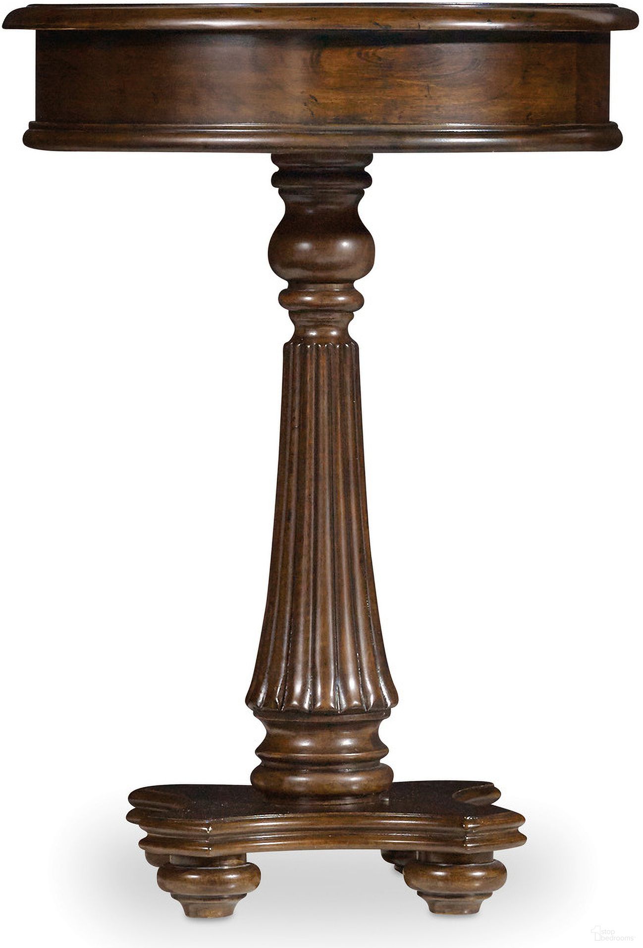 The appearance of Leesburg Dark Wood Martini Table designed by Hooker in the traditional interior design. This dark wood piece of furniture was selected by 1StopBedrooms from Leesburg Collection to add a touch of cosiness and style into your home. Sku: 5381-80117. Material: Veneer.