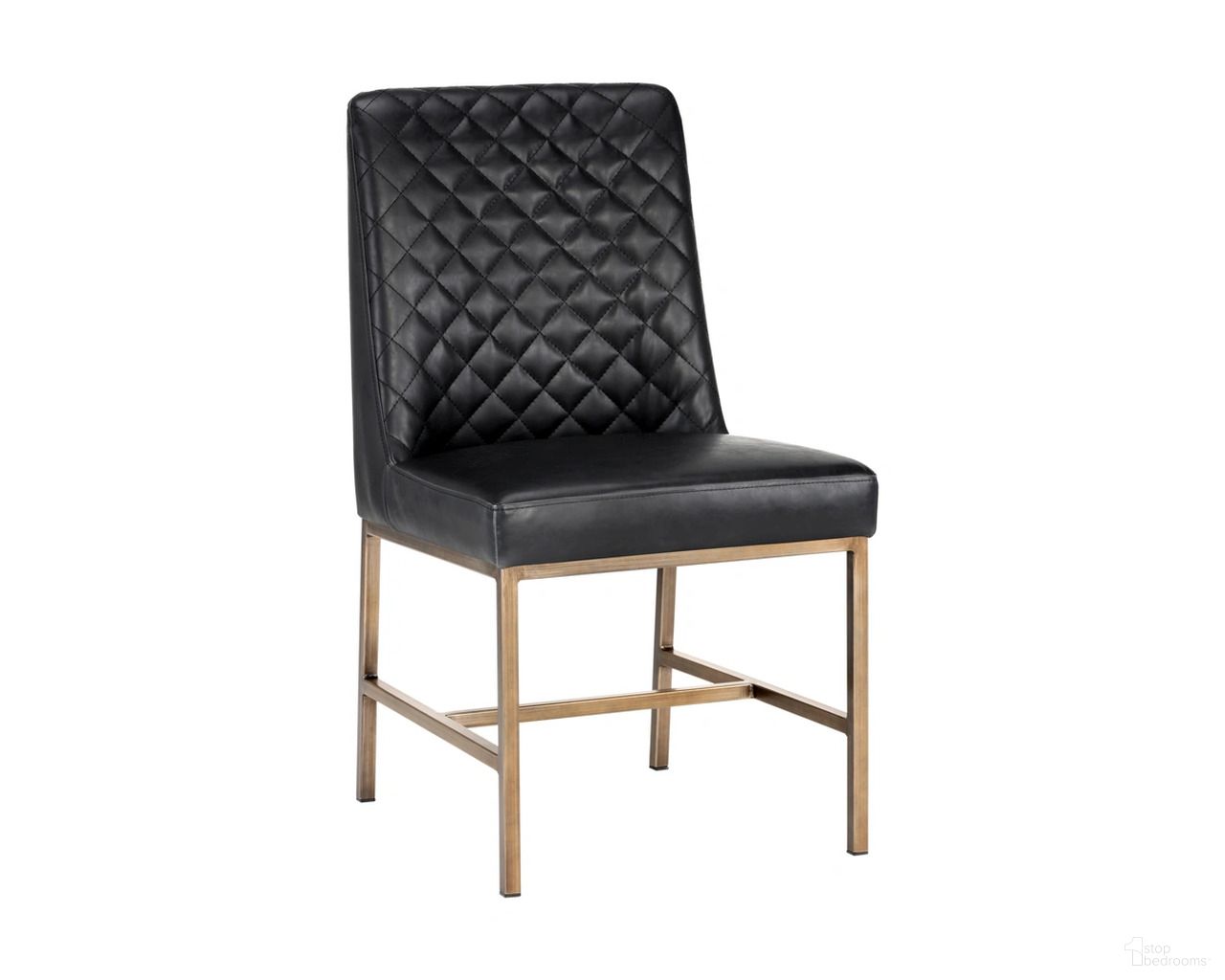 Leighland Dining Chair Set of 2 In Coal Black