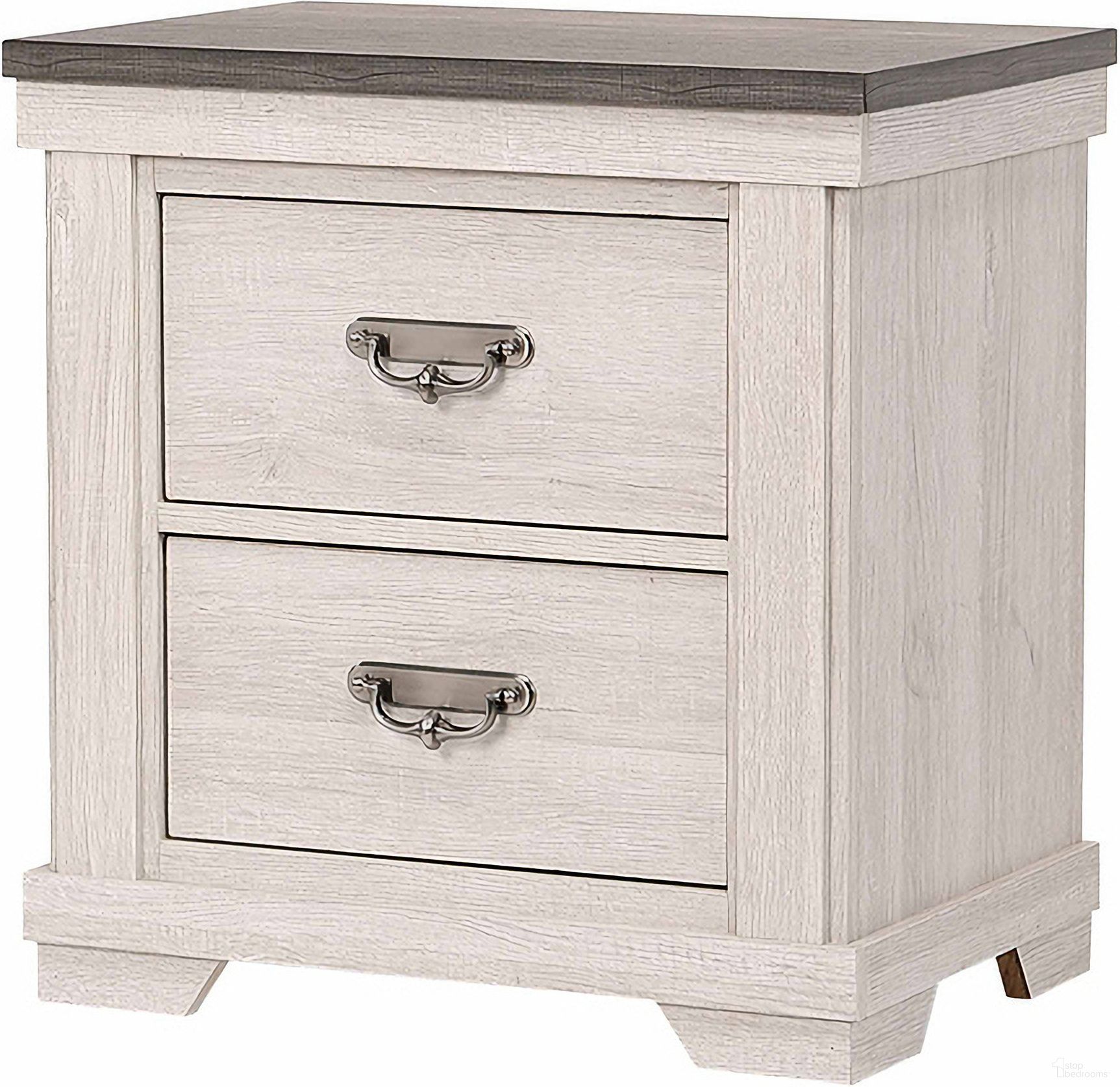 The appearance of Leighton Night Stand In Vintage Linen designed by Crown Mark in the transitional interior design. This vintage linen piece of furniture was selected by 1StopBedrooms from Leighton Collection to add a touch of cosiness and style into your home. Sku: B8180-2. Material: MDF.