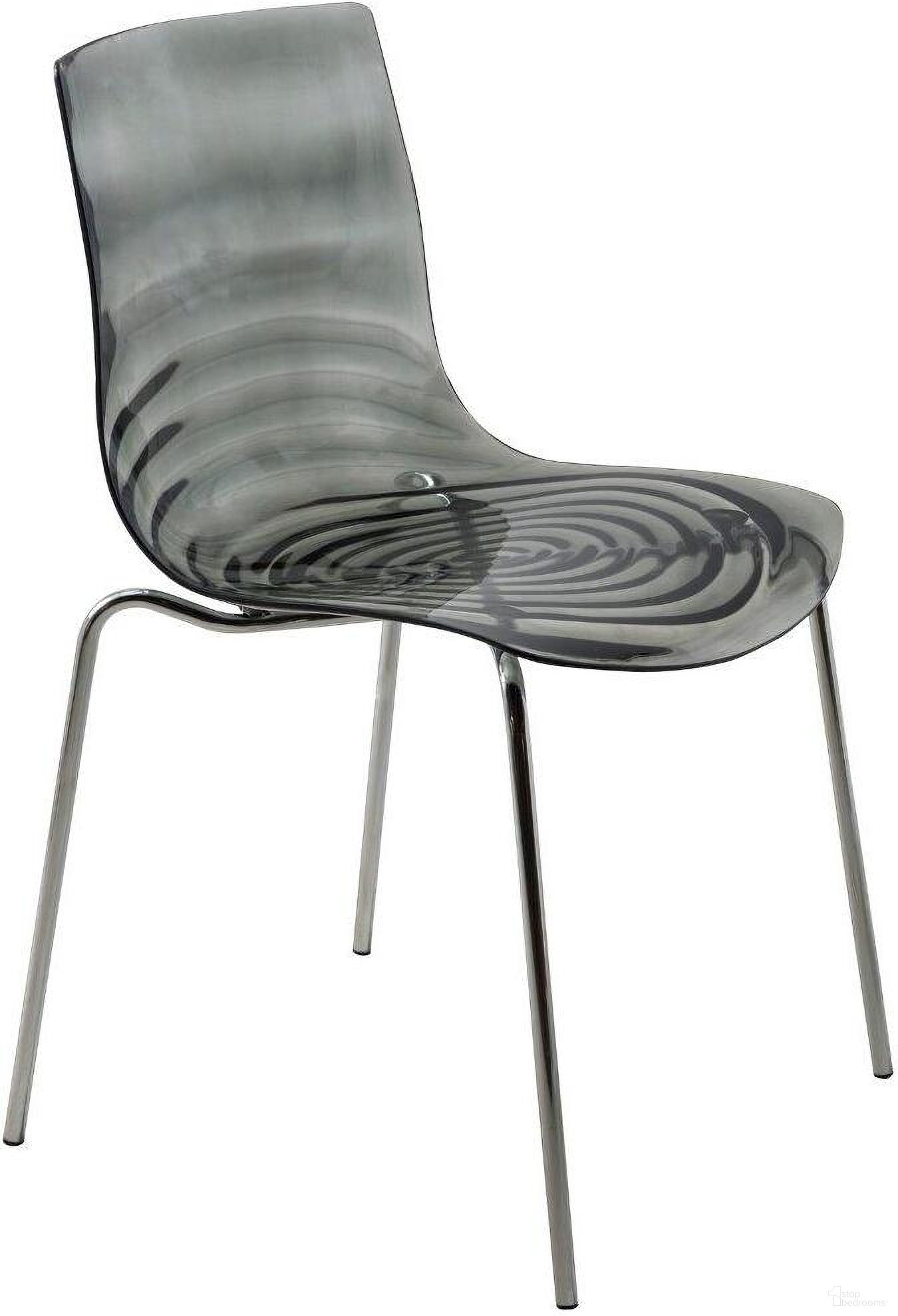 The appearance of LeisureMod Astor Transparent Black Polycarbonate Dining Chair designed by LeisureMod in the modern / contemporary interior design. This transparent black piece of furniture was selected by 1StopBedrooms from Astor Collection to add a touch of cosiness and style into your home. Sku: AC20TBL. Material: Plastic. Chair Type: Side Chair.