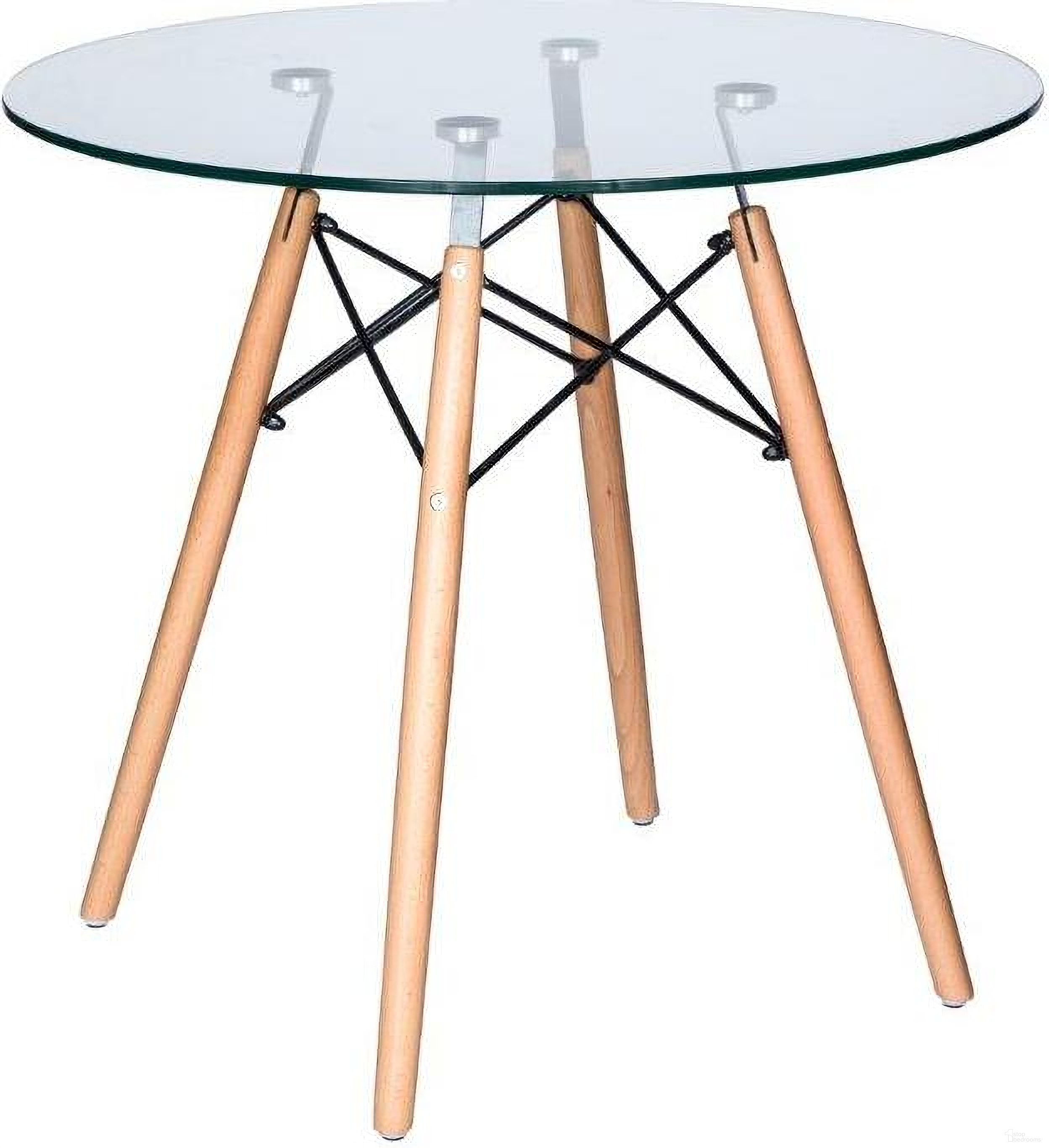 The appearance of LeisureMod Dover Clear Round Bistro Dining Table designed by LeisureMod in the modern / contemporary interior design. This clear piece of furniture was selected by 1StopBedrooms from Dover Collection to add a touch of cosiness and style into your home. Sku: EP31CLTR. Table Base Style: Legs. Table Top Shape: Round. Material: Glass. Size: 30".