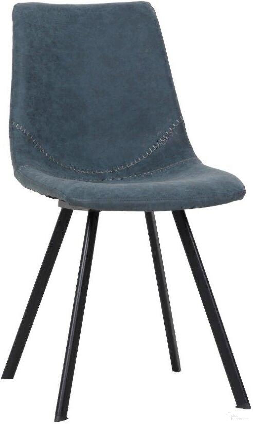 The appearance of Markley Modern Leather Dining Chair With Metal Legs In Peacock designed by LeisureMod in the modern / contemporary interior design. This peacock piece of furniture  was selected by 1StopBedrooms from Markley Collection to add a touch of cosiness and style into your home. Sku: MC18BU. Material: Metal. Chair Type: Side Chair.
