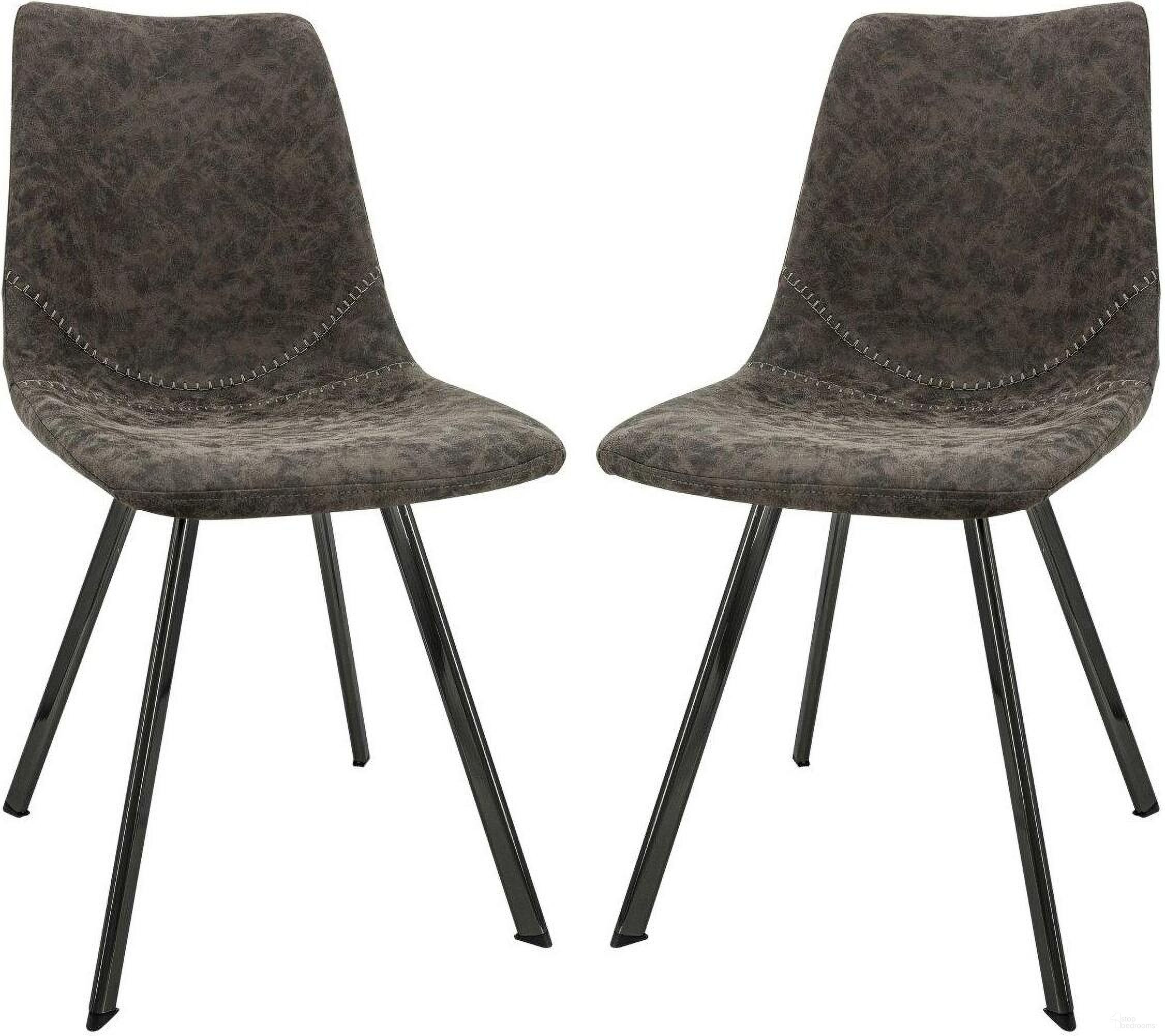 The appearance of Markley Modern Leather Dining Chair With Metal Legs Set Of 2 In Grey designed by LeisureMod in the modern / contemporary interior design. This grey piece of furniture was selected by 1StopBedrooms from Markley Collection to add a touch of cosiness and style into your home. Sku: MC18GR2. Material: Leather. Chair Type: Side Chair.