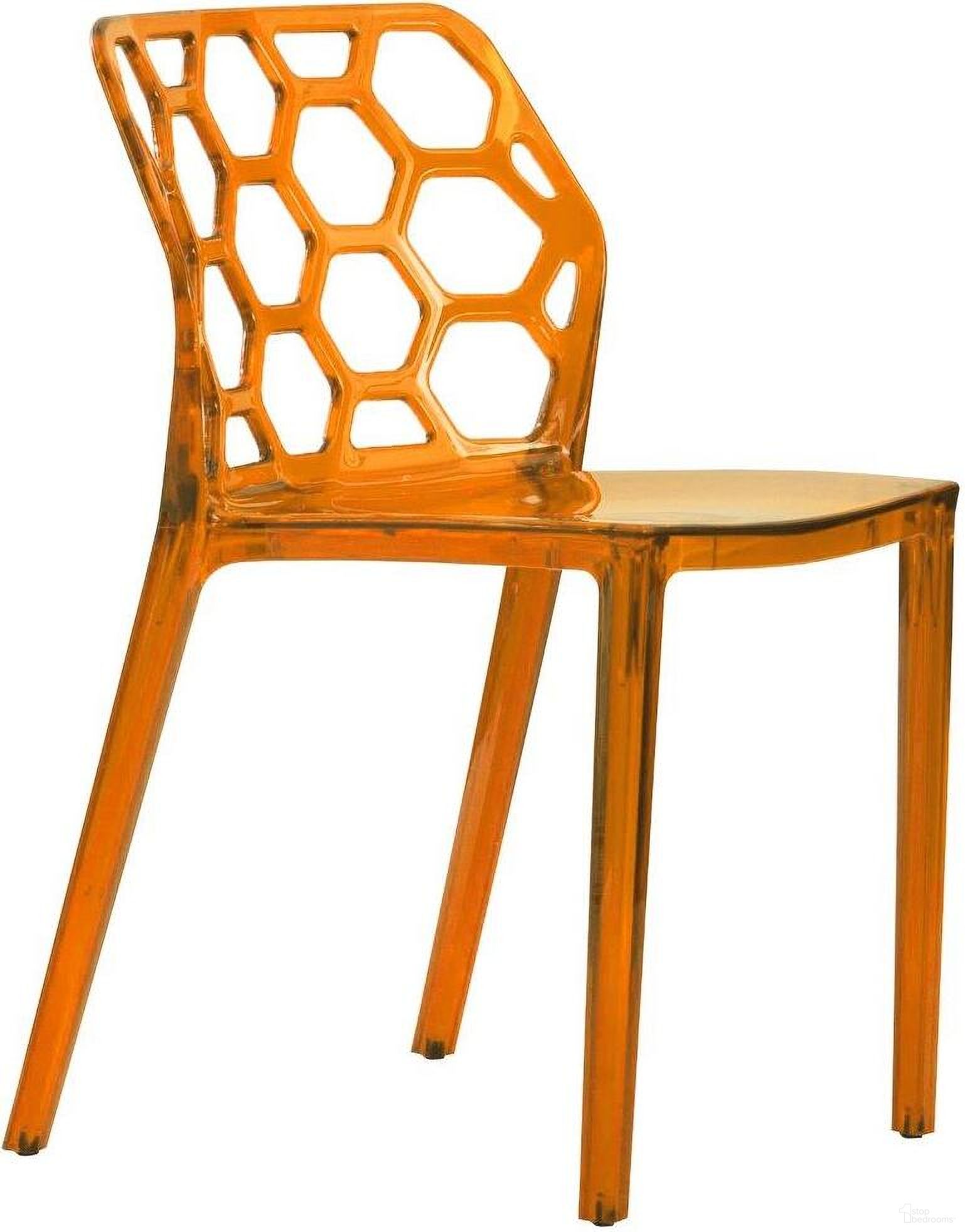 The appearance of Leisuremod Modern Dynamic Dining Chair designed by LeisureMod in the modern / contemporary interior design. This orange piece of furniture  was selected by 1StopBedrooms from Dynamic Collection to add a touch of cosiness and style into your home. Sku: DC19TOR. Material: Plastic. Chair Type: Side Chair.