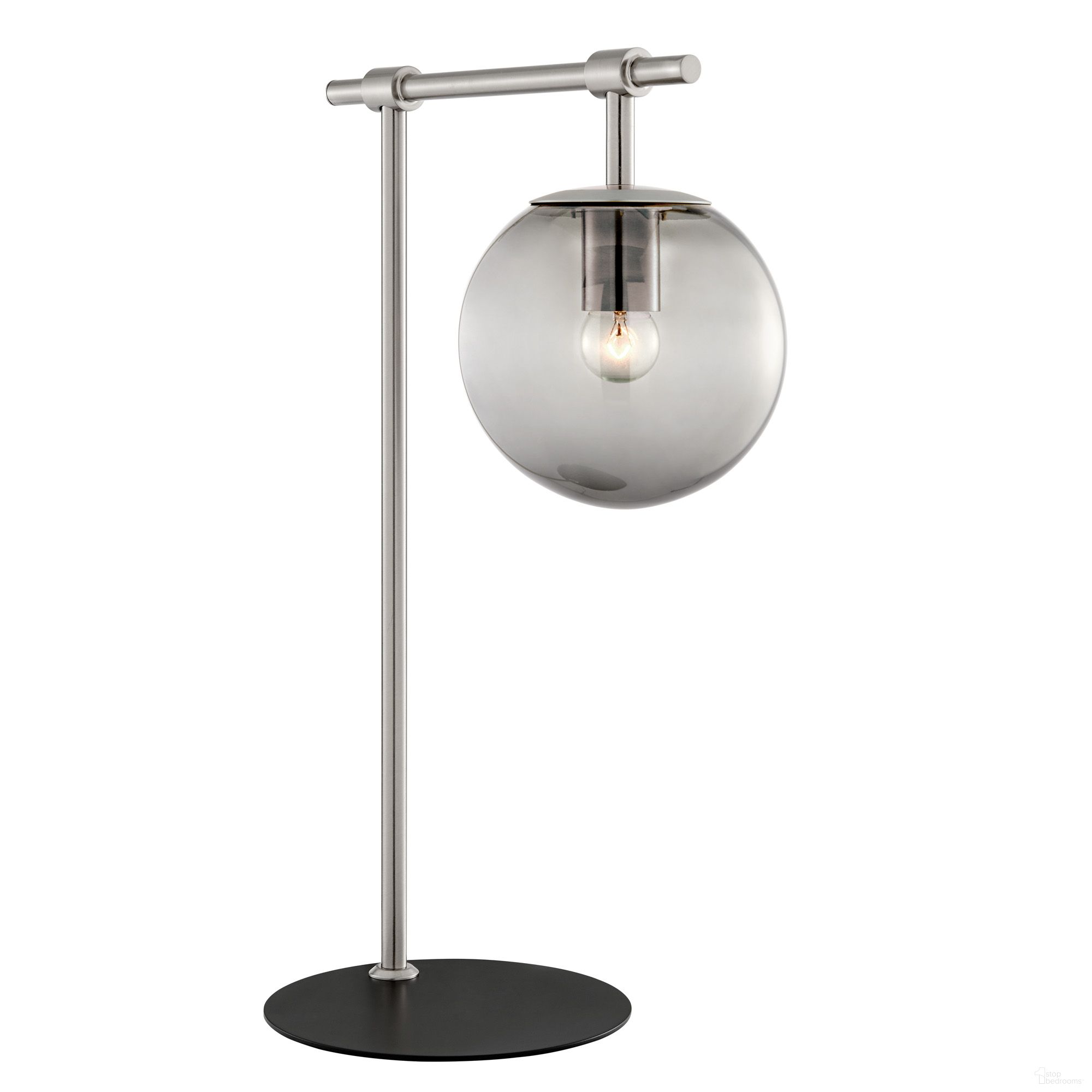 Lencho Table Lamp In Brushed Nickel