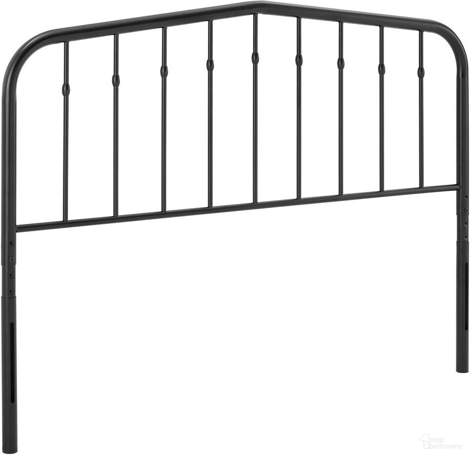 Lennon Metal Full Headboard In Black