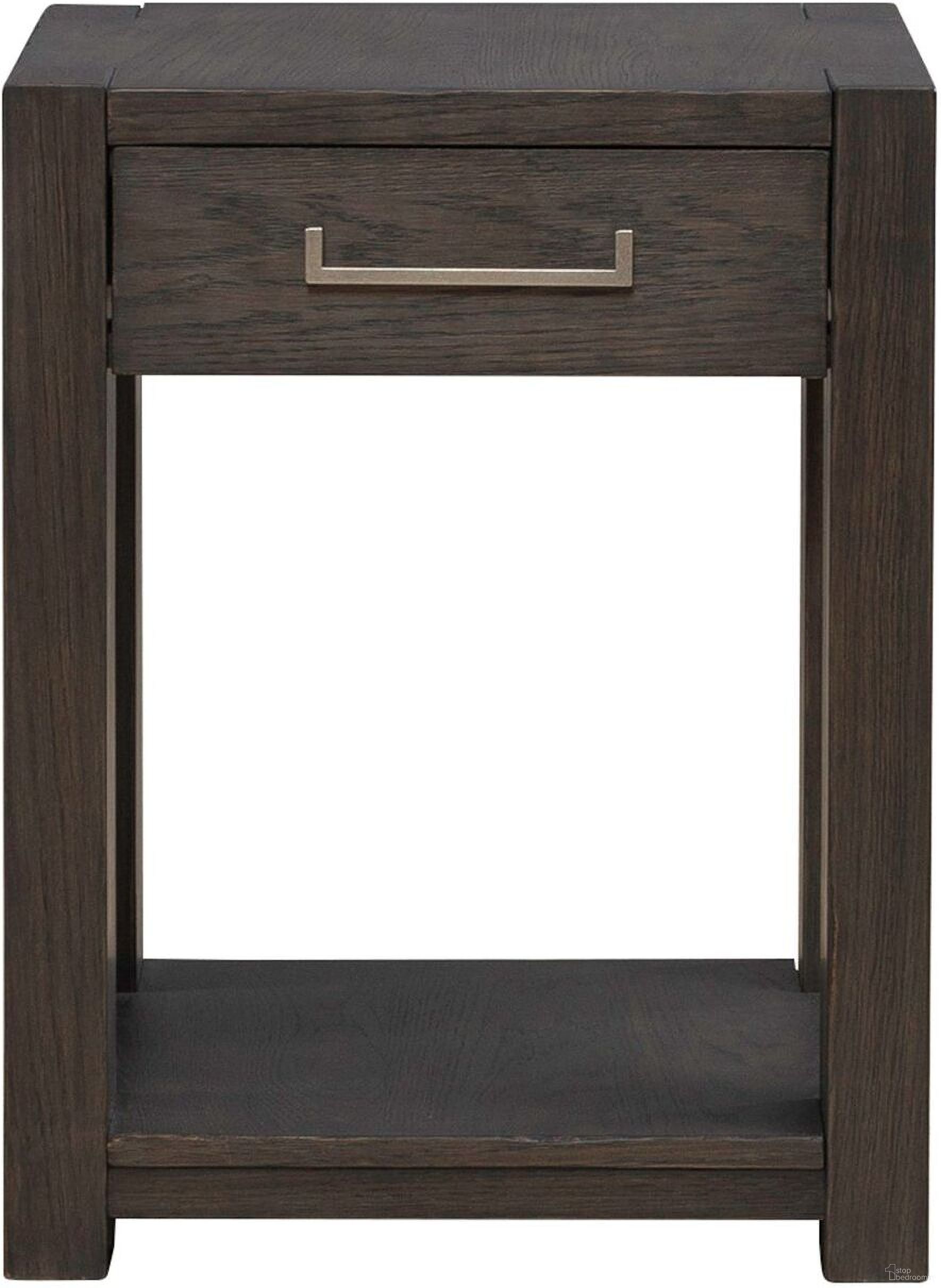 The appearance of Lennox Hill Chairside Table In Brown designed by Liberty in the transitional interior design. This brown piece of furniture was selected by 1StopBedrooms from Lennox Hill Collection to add a touch of cosiness and style into your home. Sku: 201-OT1021. Material: Solid Rubberwood.