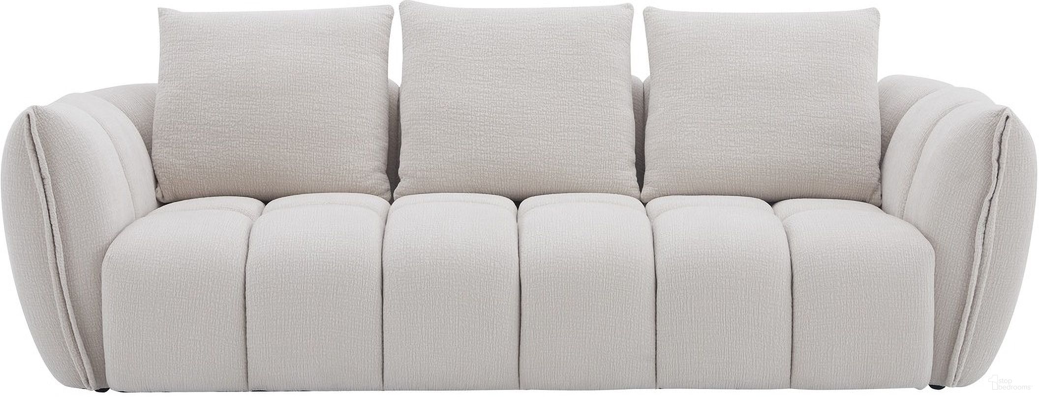 The appearance of Lennox Loveseat In Off White designed by J&M in the modern / contemporary interior design. This off white piece of furniture was selected by 1StopBedrooms from Lennox Collection to add a touch of cosiness and style into your home. Sku: 16441-L. Material: Fabric.