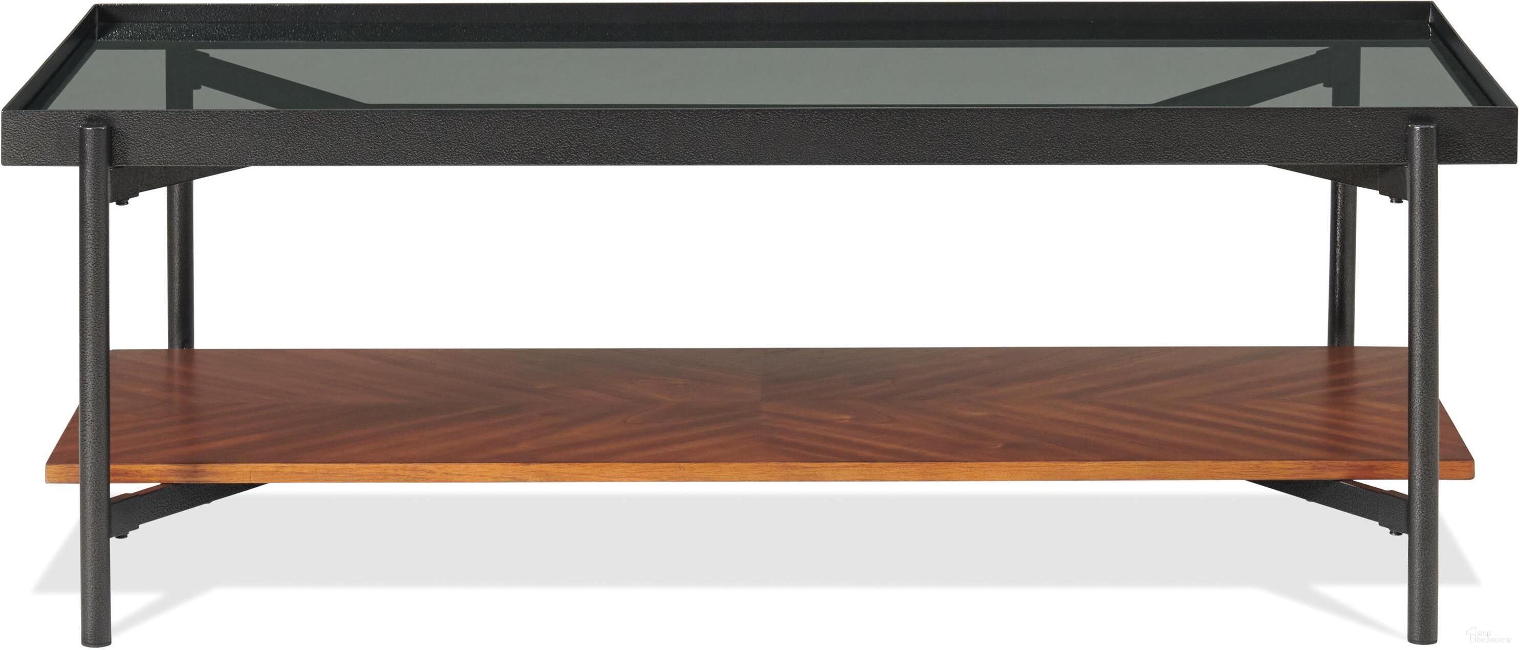 The appearance of Lennox Rectangular Coffee Table In Rosewood designed by Riverside Furniture in the modern / contemporary interior design. This rosewood piece of furniture  was selected by 1StopBedrooms from Lennox Collection to add a touch of cosiness and style into your home. Sku: 31502. Material: Metal.