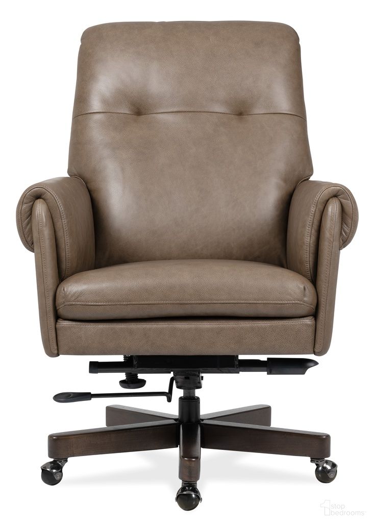 Lenora Swivel Tilt Executive Chair In Brown