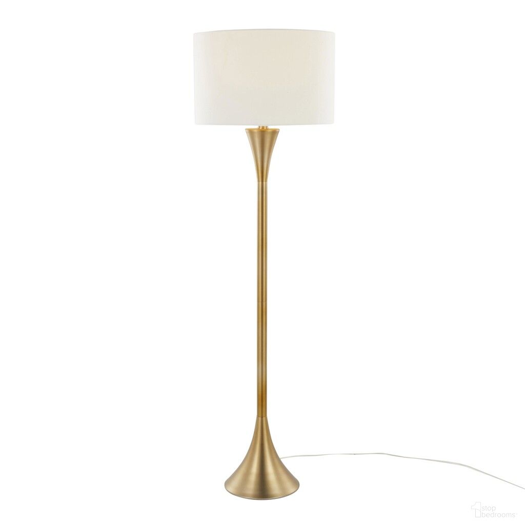 The appearance of Lenuxe 65 Inch Metal Floor Lamp In White designed by Lumisource in the modern / contemporary interior design. This white piece of furniture was selected by 1StopBedrooms from Lenuxe Collection to add a touch of cosiness and style into your home. Sku: GFS65-LENUXE AUW. Material: Metal.