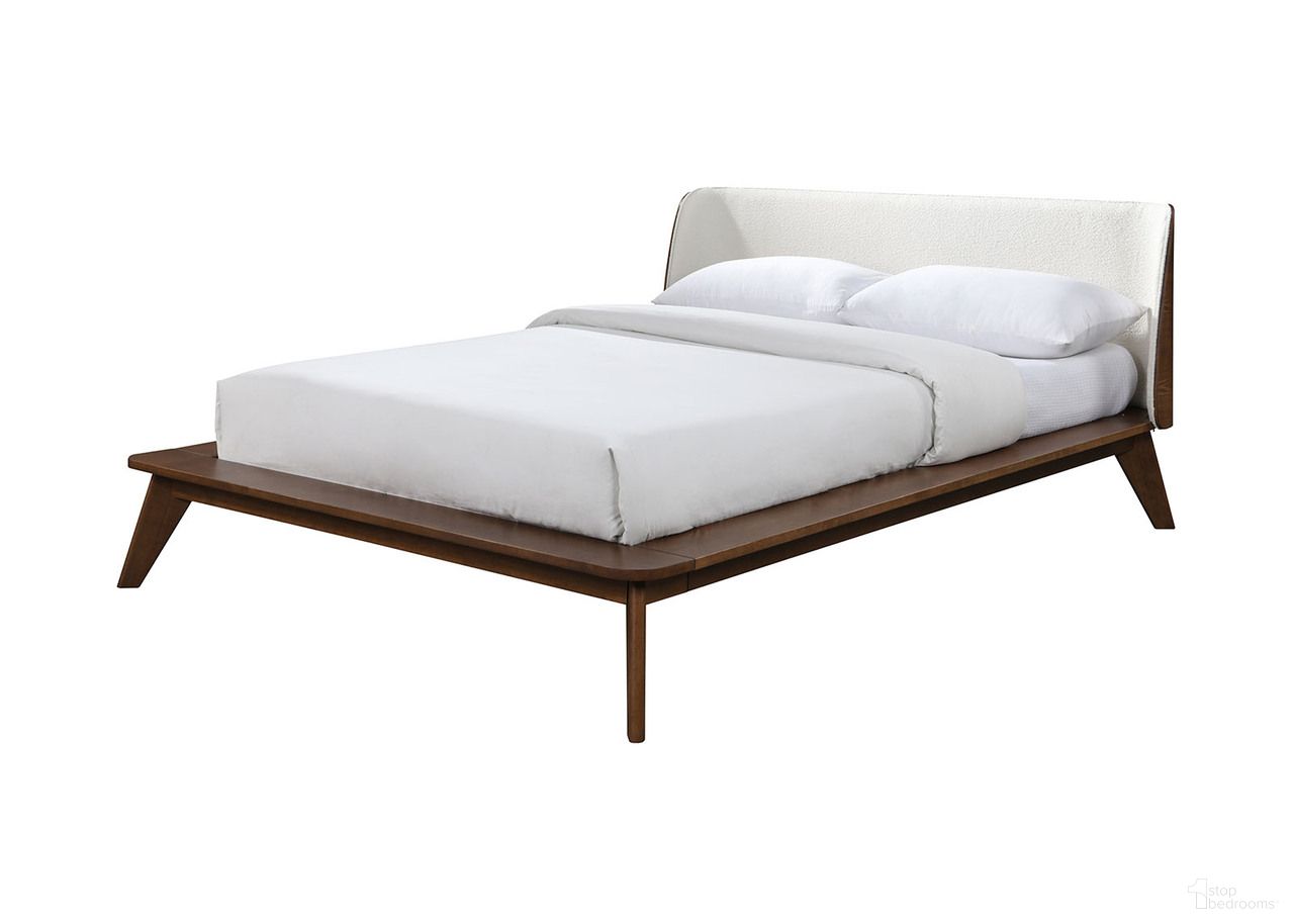 The appearance of Lenzburg Full Bed In Walnut and Beige designed by Furniture of America in the modern / contemporary interior design. This walnut and beige piece of furniture was selected by 1StopBedrooms from Lenzburg Collection to add a touch of cosiness and style into your home. Sku: FM7223WN-F-FBR;FM7223WN-F-HB;FM7223WN-F-SL. Bed Size: Full. Material: Boucle.