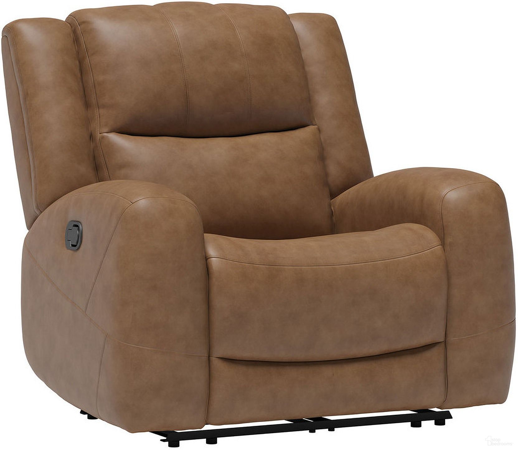 The appearance of Leolinus Recliner In Brown designed by Furniture of America in the transitional interior design. This brown piece of furniture was selected by 1StopBedrooms from Leolinus Collection to add a touch of cosiness and style into your home. Sku: CM9989BR-CH-M. Material: Top Grain Leather.