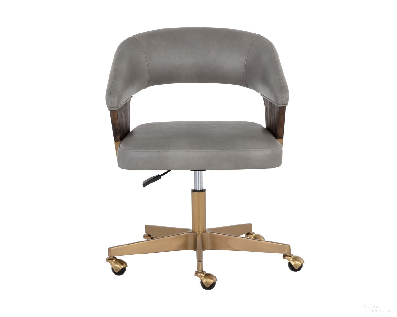 Leonce Office Chair In Bravo Metal