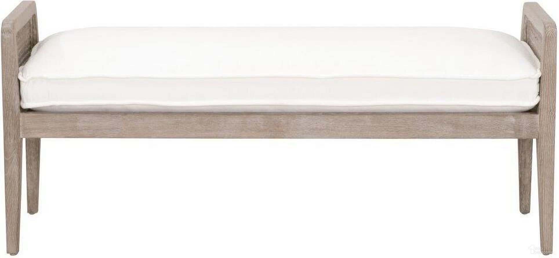 The appearance of Stitch and Hand Leone Bench In Peyton Pearl and Natural Gray designed by Essentials For Living in the transitional interior design. This peyton pearl/natural gray piece of furniture  was selected by 1StopBedrooms from Stitch & Hand Collection to add a touch of cosiness and style into your home. Sku: 6698.LPPRL/NG. Material: Oak Wood.