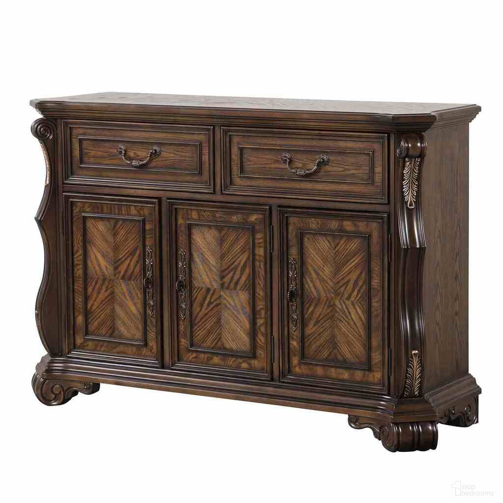 Leovanni Sideboard In Dark Brown