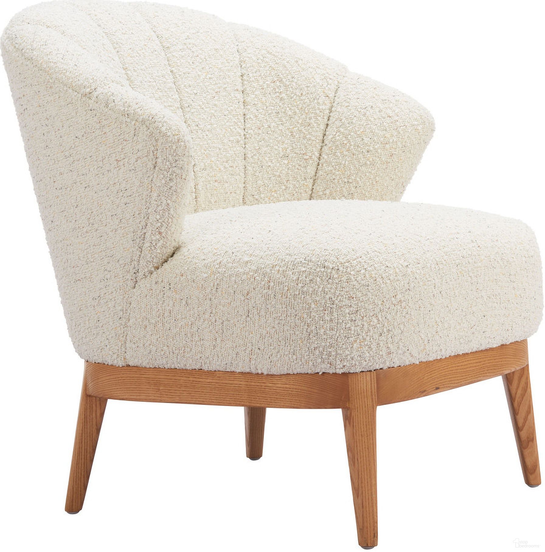 The appearance of Leque Accent Chair In Tawny Beige designed by Zuo Modern in the modern / contemporary interior design. This beige piece of furniture  was selected by 1StopBedrooms from Leque Collection to add a touch of cosiness and style into your home. Sku: 110474. Material: Polyester.