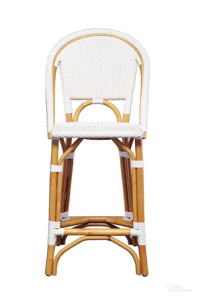 Leroy Counter Stool In White