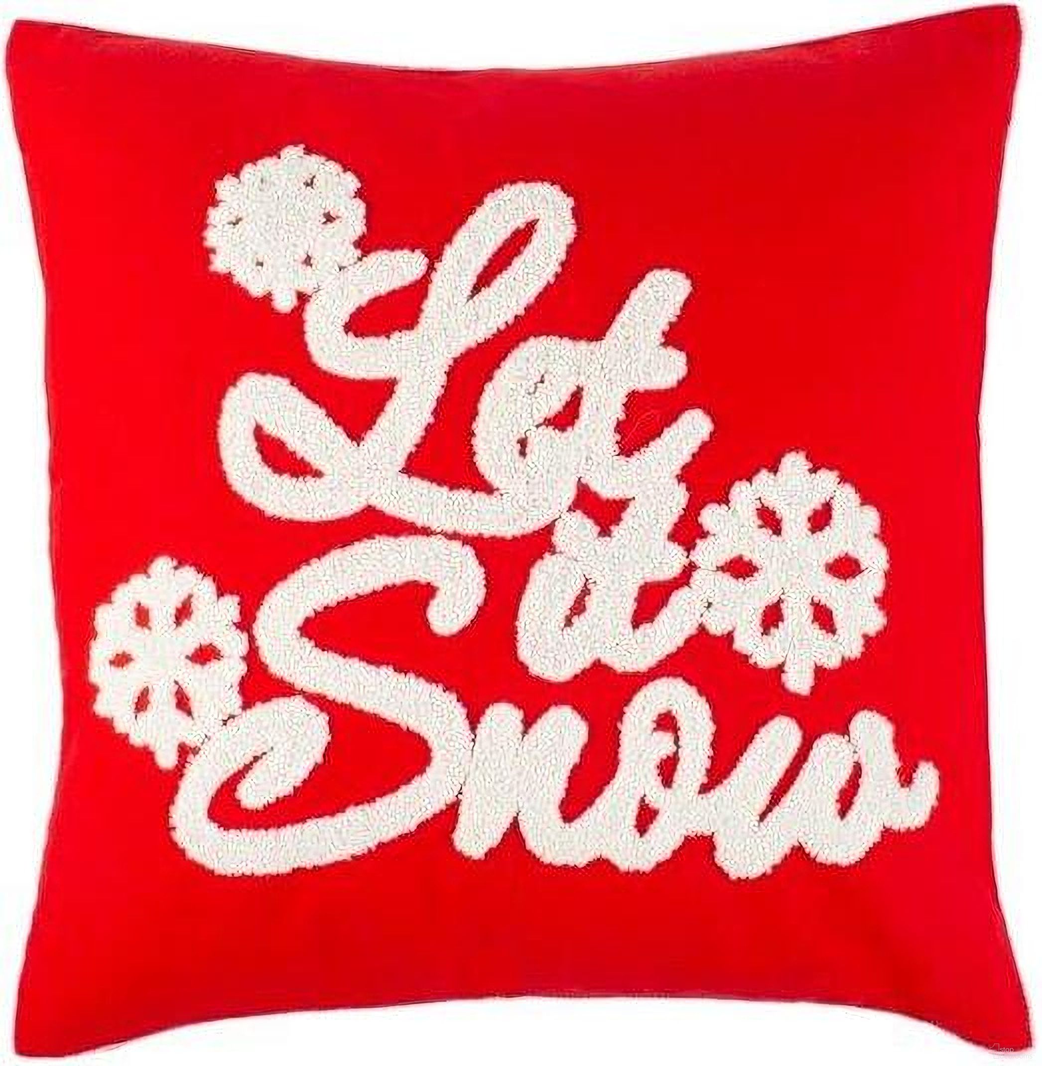 The appearance of Let It Snow Pillow designed by Safavieh in the modern / contemporary interior design. This red and white piece of furniture was selected by 1StopBedrooms from Safavieh PLS Collection to add a touch of cosiness and style into your home. Sku: PLS7108A-1818. Material: Cotton.