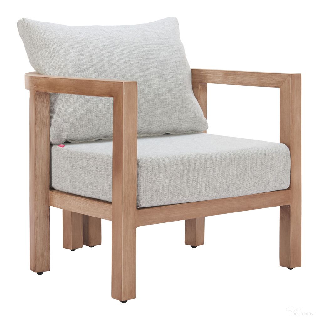 The appearance of Leto Armchair In Gray designed by Zuo Modern in the modern / contemporary interior design. This gray piece of furniture  was selected by 1StopBedrooms from Leto Collection to add a touch of cosiness and style into your home. Sku: 704114. Material: Olefin.