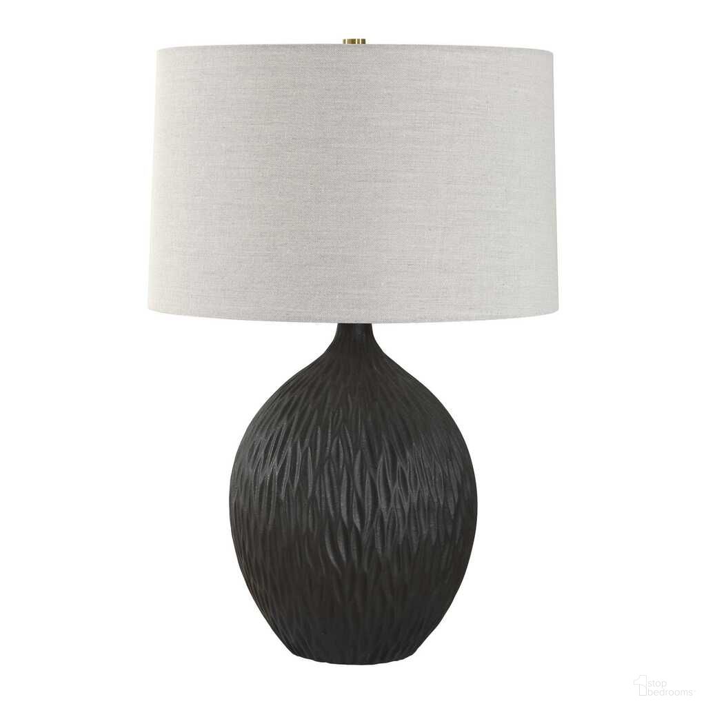 Levee Table Lamp In Black