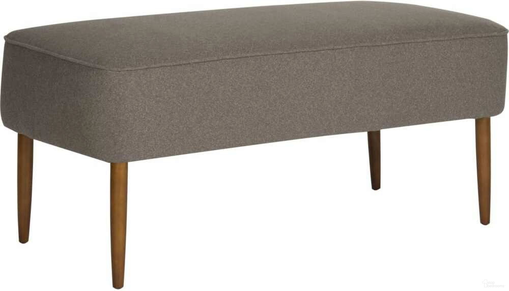 The appearance of Levi Gray Bench designed by Safavieh in the modern / contemporary interior design. This grey piece of furniture  was selected by 1StopBedrooms from Levi Collection to add a touch of cosiness and style into your home. Sku: MCR4609E. Material: Wood.